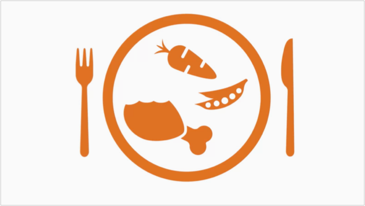 Opens video player to show user Tips to Eating Healthy and Exercise Video.