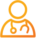 Healthcare provider icon.