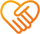 holding hands heart icon