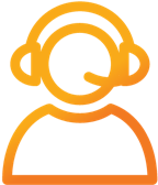 phone support person icon
